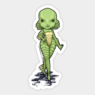 Creature from the Lagoon Sticker